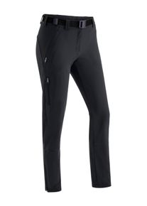 Maier Sports Functionele broek Lana slim Dames wandelbroek, ademende outdoorbroek, 3 zakken, slim fit dames broeken maat 17 zwart