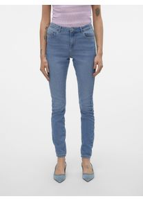 Véro Moda Vero Moda Skinny fit jeans VMELLY MR SKINNY JEANS BLUE NOOS dames skinny jeans maat XS (34) blauw