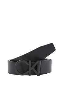 Calvin Klein Leren riem CK BUCKLE BELT BLACK 35MM heren riemen maat 100 zwart