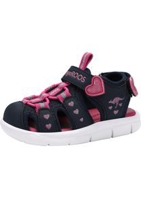 Kangaroos Sandalen K-Mini met klittenbandsluiting kinderen sandalen maat 22 blauw