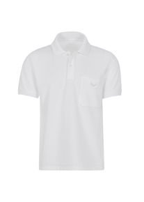 TRIGEMA Poloshirt TRIGEMA poloshirt met borstzak (1-delig) heren t-shirts maat M wit