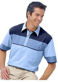 Catamaran Poloshirt met korte mouwen (1-delig) heren poloshirts maat 44/46 blauw