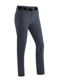 Maier Sports Functionele broek Lana slim Dames wandelbroek, ademende outdoorbroek, 3 zakken, slim fit dames broeken maat 72 grijs
