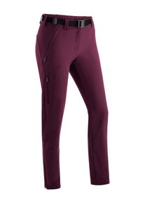 Maier Sports Functionele broek Lana slim Dames wandelbroek, ademende outdoorbroek, 3 zakken, slim fit dames broeken maat 72 paars