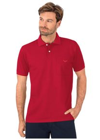 TRIGEMA Poloshirt TRIGEMA poloshirt met borstzak (1-delig) heren t-shirts maat L rood
