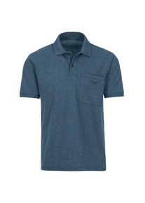 TRIGEMA Poloshirt TRIGEMA poloshirt met borstzak (1-delig) heren t-shirts maat L blauw