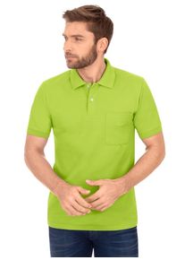TRIGEMA Poloshirt TRIGEMA poloshirt met borstzak (1-delig) heren t-shirts maat L geel