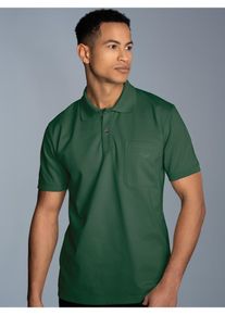 TRIGEMA Poloshirt TRIGEMA poloshirt met borstzak (1-delig) heren t-shirts maat L groen
