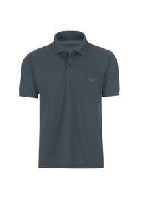 TRIGEMA Poloshirt TRIGEMA poloshirt met borstzak (1-delig) heren t-shirts maat L grijs