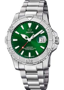 Jaguar Kwartshorloge Claire de Lune Horloge, herenhorloge, dameshorloge, saffierglas, Swiss Made, stalen armband dames horloges zilver(kleur)
