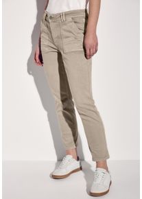 Street One Cargo jeans met stretch dames cargo broeken maat 27 beige