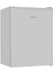 Exquisit KB60-V-090E Stand-Kühlschrank 45cm breit 52 Liter LED Beleuchtung Temperaturregelung grau