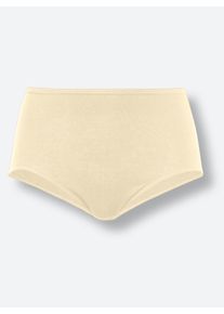 Nina von C. Dames Tailleslip met hoge pijpen in champagne ,maat 40, Witt, 100% Katoen