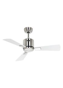 eco neo III 92, ventilador sin luz, cuerpo de acero cepillado, aspas de arce y haya, CasaFan