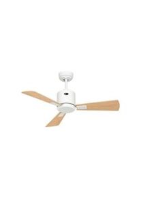 eco neo III 92, ventilador sin luz, cuerpo blanco, aspas de arce y haya, CasaFan