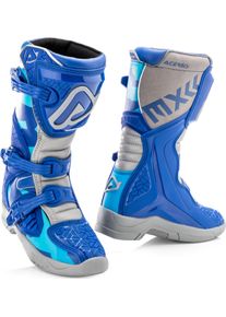 Acerbis X-Team, boots kids , color: Blue/Grey , size: 36 EU