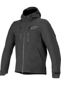 Alpinestars Domino Tech, tekstil jakke , farve: sort , størrelse: XL