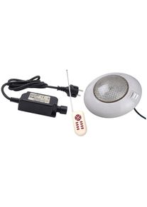 Infinite Spa , Pool-Lampe »Poolspot LED 406 multi colour«, Unterwasserspot LED mit Außen-Sicherheitstrafo und Fernbedienung , weiß