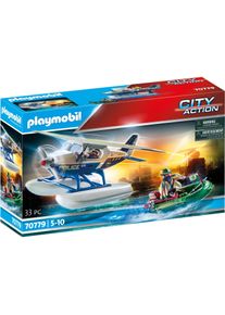 Playmobil Polizei- Wasserflugzeug: Schmuggler- Verfolgung (70779, Playmobil City Action)