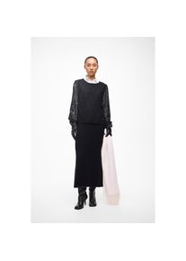 Vila , Maxirock »VIRIL ANKLE KNIT SKIRT - NOOS« , Black , XL (42) , XL (42) , Maxirock von Vila
