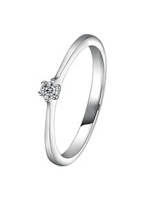 DOOSTI, Damen, Fingerring &raquo;Schmuck Silber 925 Verlobung Trauring Ehering Partnerring&laquo; mit Zirkonia (synth.), silberfarben, silberfarben, 