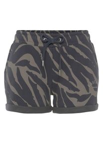 Lascana Damen Relaxshorts in dunkelgrau-taupe ,Gr&ouml;&szlig;e 32/34, Witt, 60% Baumwolle, 40% Polyester