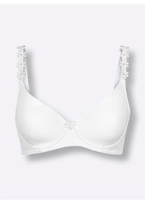 wäschepur Dames Beugelbeha in wit ,maat 100A, Witt, 82% Polyamide, 18% Elastan