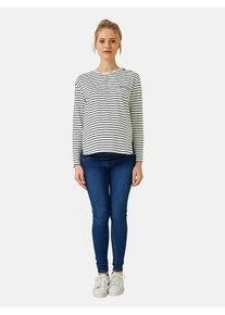 Vertbaudet Zwangerschapslongsleeve zwart/wit - 37% | Maat: 44/46 |