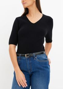 bonprix Femei Curea, negru, 80