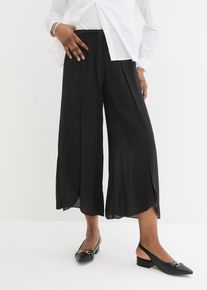 bonprix Femei Fustă-pantalon, negru, 48