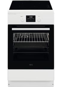 AEG Induktions-Standherd »CIB56494BW 943005695« mit FlexiRunners – Teilauszug (2 Paar) Dampfzufuhr, AirFry-Funktion, 8 Beheizungsarten, Timer,...
