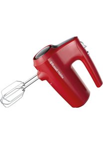 Russell Hobbs Handmixer »Desire 27150-56, spülmaschinenfeste Aufsätze: Knethaken & Quirle« 185 W rot in rot