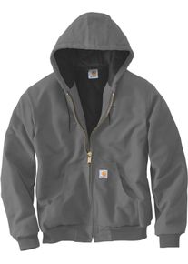 Carhartt J140 Flannel Insulated Active, stoffen jas , kleur: grijs , maat: L