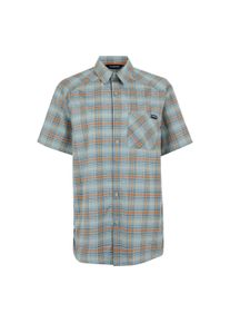 Regatta Heren begarno geruit overhemd met korte mouwen