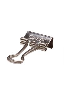 Maul Papierklem Foldback Mauly 215, 19 mm, blister, 12 st