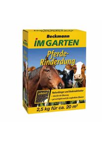 BECKMANN&BREHM Hästdynga och kogödsel pelleterad 2,5 kg BIO odling lämplig