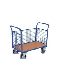 Cordes Drahtgittervagn 500 kg med tre väggar och EasySTOP