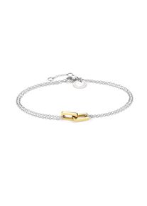 Liebeskind Berlin , Armband »Schmuck Geschenk Edelstahl Armkette Festive Mini Link« , edelstahlfarben-gelbgoldfarben , Modisches Armband