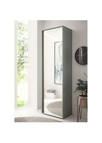 Inosign , Spiegelschrank »GiRON/CiTY, moderner Garderobenschrank, Kleiderschrank mit Stauraum«, Spiegeltür, Teleskopauszug, Tür beidseitig...