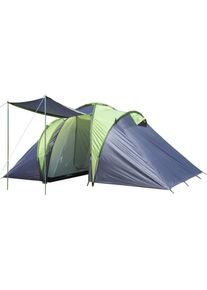 EXPLORER, Tunnelzelt &raquo;Sierra 4&laquo; 4 Personen, gr&uuml;n/grau, Tunnelzelt