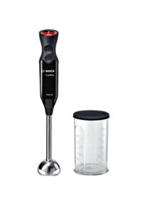 Bosch , Stabmixer »ErgoMixx MS6CB6110, 4 Klingen, 12 Stufen, Turbotaste, schwarz«, 1000 W, Mixbecher mit Deckel, ergonom. Griff, Made in Europe ,...