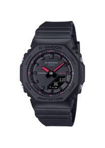 Casio G-SHOCK, Damen, Chronograph Quarzuhr, Armbanduhr, Damenuhr, Herrenuhr, analog, digital, schwarz-schwarz, schwarz-schwarz, Trendiger Chronograph