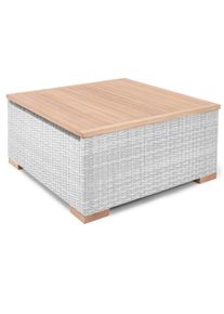 Garland Polyrattan Tisch Havanna Weiß/Grau