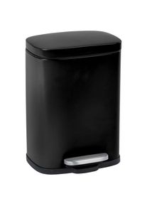 Wenko , Kosmetikeimer »Leno«, 5 Liter, BxTxH: 21,5x29,5x19 cm , schwarz