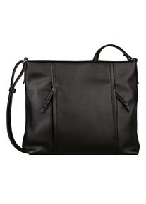 Tom Tailor , Hobo »Beca«, aus hochwertigem Kunstleder mit funktionalen Details , schwarz