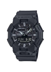Casio G-SHOCK, Damen, Chronograph Quarzuhr, Armbanduhr, Herrenuhr, digital, Resinband, bis 20 bar wasserd., schwarz-schwarz, schwarz-schwarz, 
