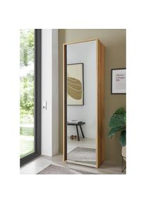 Inosign , Spiegelschrank »GiRON/CiTY, moderner Garderobenschrank, Kleiderschrank mit Stauraum«, Spiegeltür, Teleskopauszug, Tür beidseitig...