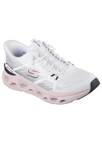 Skechers, Damen, Slip-On Sneaker &raquo;GLIDE-STEP ALTUS-FAST LANE&laquo; Laufschuh, Trainingsschuh mit d&auml;mpfender Glide Step Sohle, wei&szlig;-schwarz-rosa, 41, wei&szlig;-