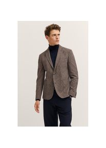 Bugatti , Sakko »Modern Fit«, Jersey Stretch mit Taschen , 390-braun , 50 , 50 , Modern Fit – figurbetont & bequem