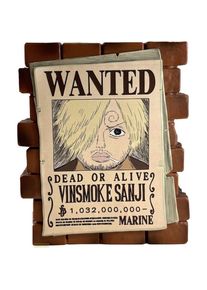 GED, Spardose, Salvadanaio (Money Bank) One Piece Poster Wanted Sanji 16cm (15 cm)